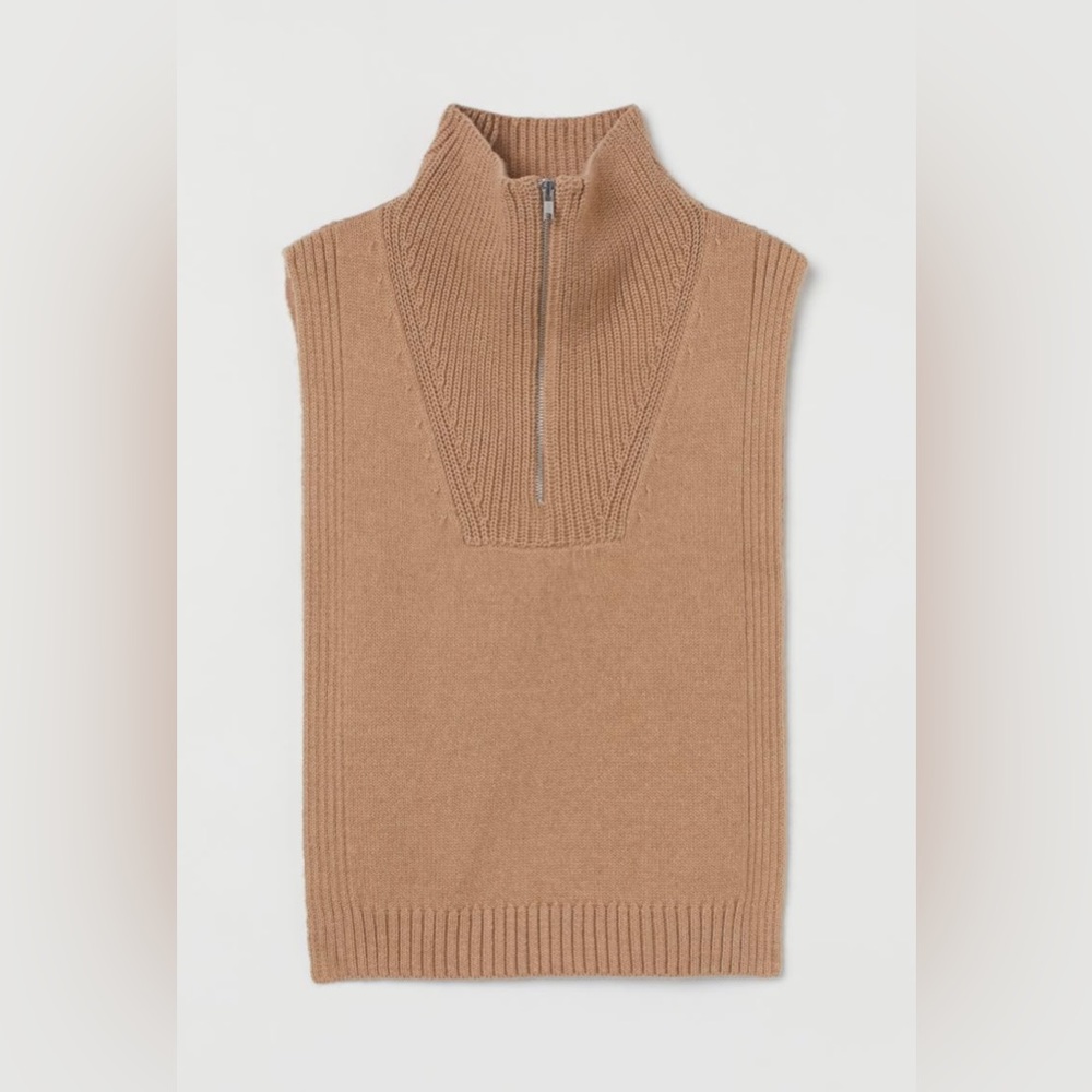 H&M Knit Collar with Zipper